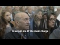 Ehud Olmert in the Israel's Supreme Court   Credit Pool, Reuters