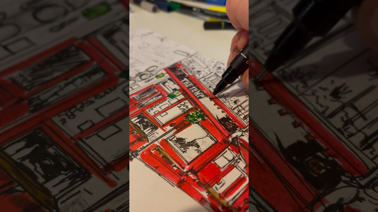 Sketching The Temple Bar, Dublin 🇮🇪 