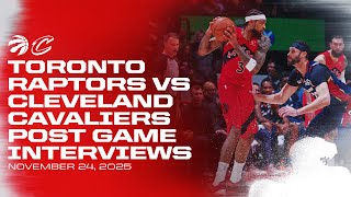 Toronto Raptors Full Media Availability | Post Game vs Cavaliers | November 24, 2025