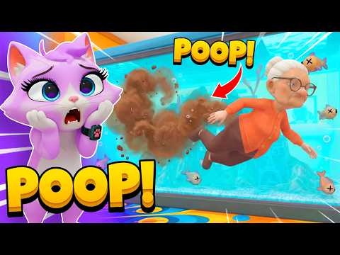 GRANNY POOPED in HER PANTS! (I AM CAT VR)