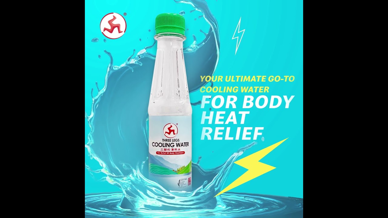 Three Legs Cooling Water-Your Trusted Body Heat Relief Since 1937
