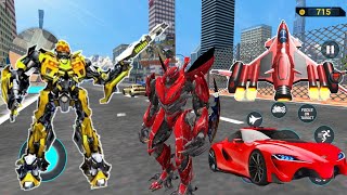 Optimus Prime Multiple Transformation Jet  Robot Car Games  Level 10 screenshot 5