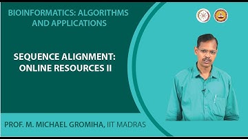 Sequence alignment: Online resources II