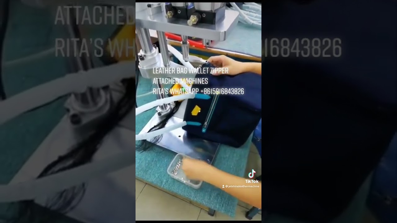 handbag wallet zipper attaching  machines