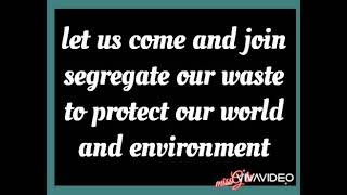 JINGLE (SOLID WASTE MANAGEMENT) REDUCE/REUSE/RECYCLE