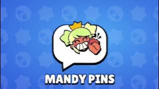 Mandy Animated Pins - Brawl Stars