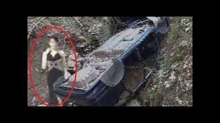 Fantasma En Accidente. 8 ESPIRITUS Aterradores Captados en Cámara. Fantasmas Reales En El Mundo 2023