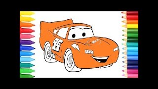 How to Draw Car 3 Coloring Pages for Children Art Colours for Kids with Colored Markers