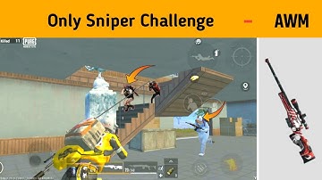 Use Only Sniper Challenge Pubg Lite  SAMSUNG A3,A5,A6,A7,J2,J5,J7,S5,S6,S7,S9,A10,A20,A30,A50,A70