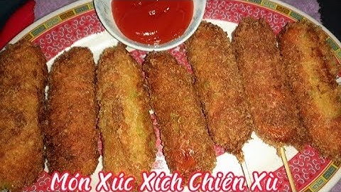 Cuối Tuần Làm Món Xúc Xích Chiên Xù Cho Bọn Trẻ •|Út Thúy Vlog|