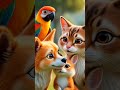 kids cartoon Billi tota Maina kutta khargosh ki kahani cartoon #viralvideo #cartoon #facts #cartoo