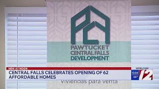 Central Falls celebrates opening of 62 affordable homes