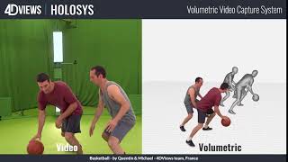 4DViews | Volumetric video: Basketball