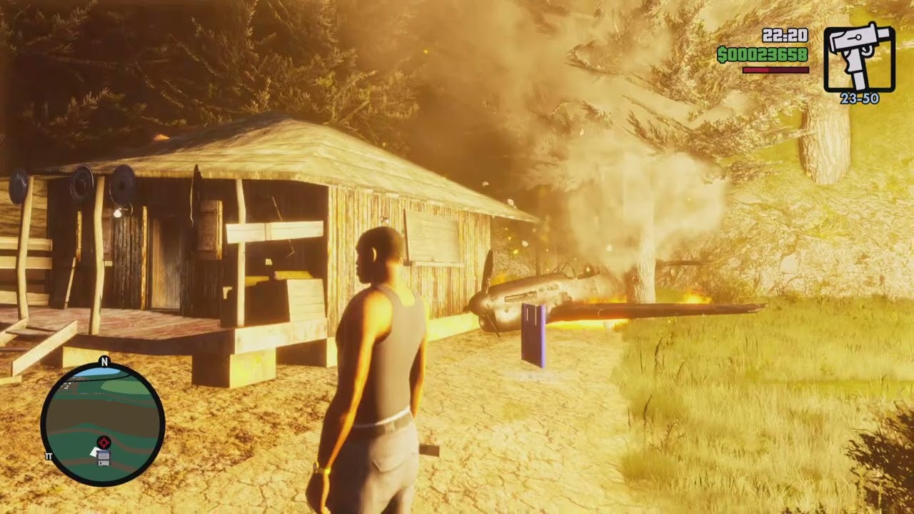 Freak occurrence in San Andreas