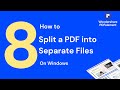 How to Split PDF on Windows | PDFelement 8