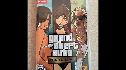 Unboxing Grand Theft Auto: The Trilogy - The Definitive Edition - Nintendo Switch