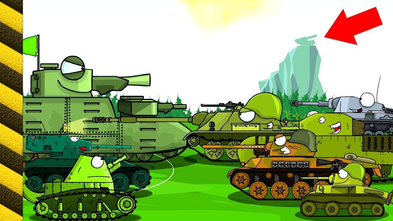 Animasi tentang tank. Kartun tentang perang. Dunia tank kartun. Mobil