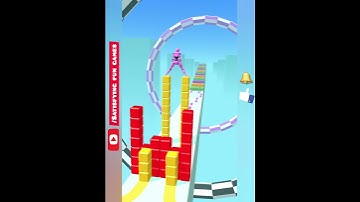 Stack Surf 3D Game. New Level Gameplay Walk-through #shorts #gaming #games #gameplay #stacksurf3d