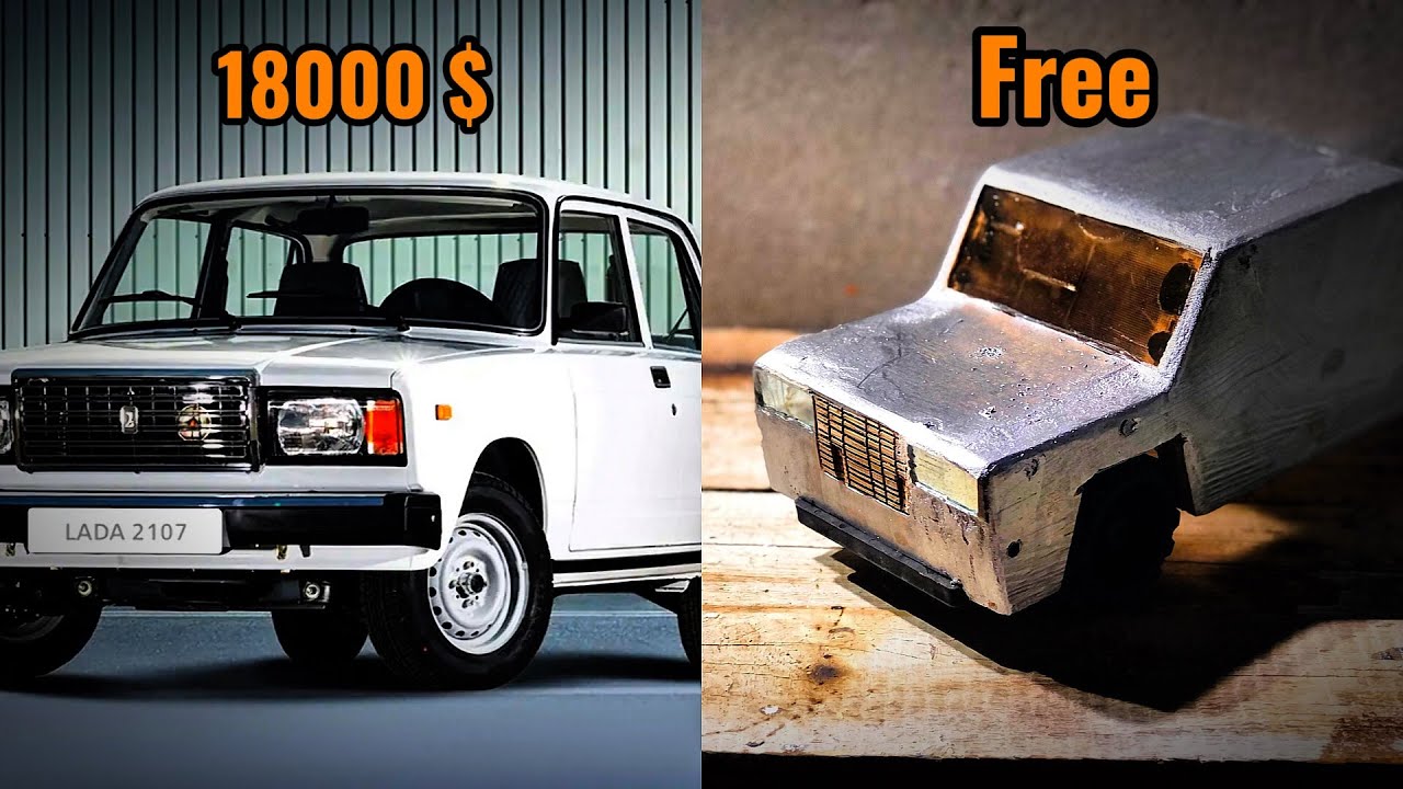 Wooden LADA 2107 vs Real Car ($18,000) | Handmade from Wood 