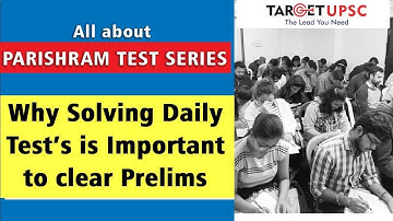 😓 Problem With Clearing UPSC Prelims | 🤟🏽 Only Solution | Parishram Test Series |  Watch 1.5x |