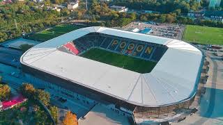 Pogoń Szczecin Stadium | Golden Hour Drone Footage [4k]