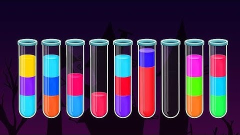 Color water Sort Puzzle level 1-10 android offline game