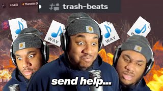 Trying Not To Laugh At My Viewers' HORRIBLE Beats...