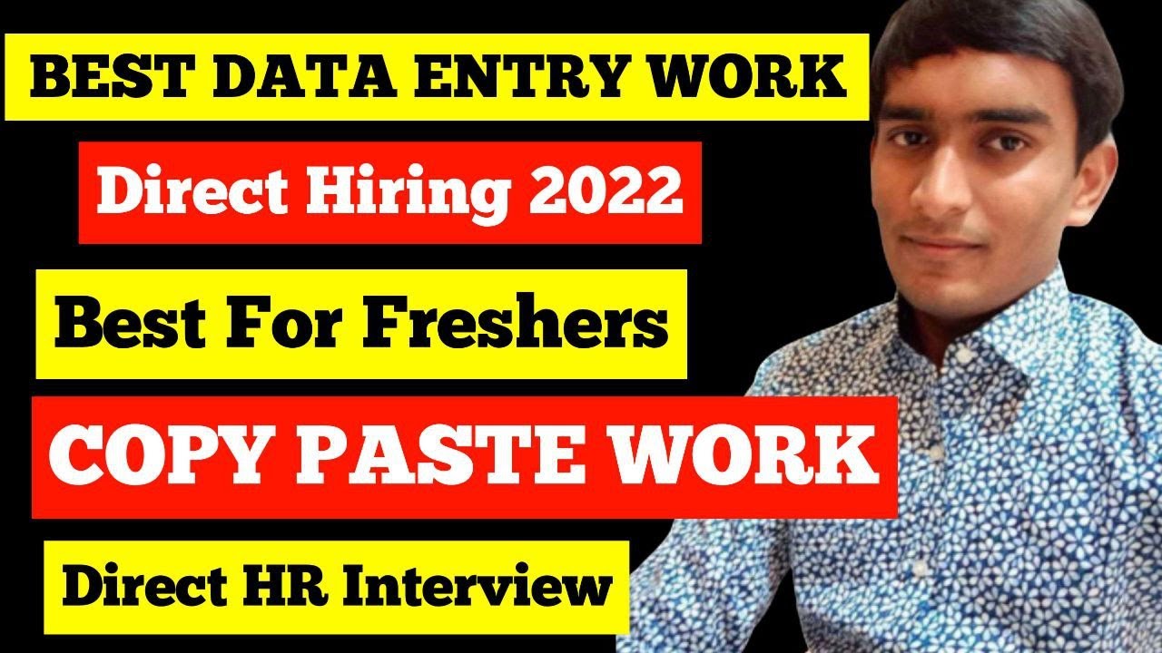 Full Time Work For Freshers Work From Home PAN India Job Data Full time work for freshers work from home pan india job data