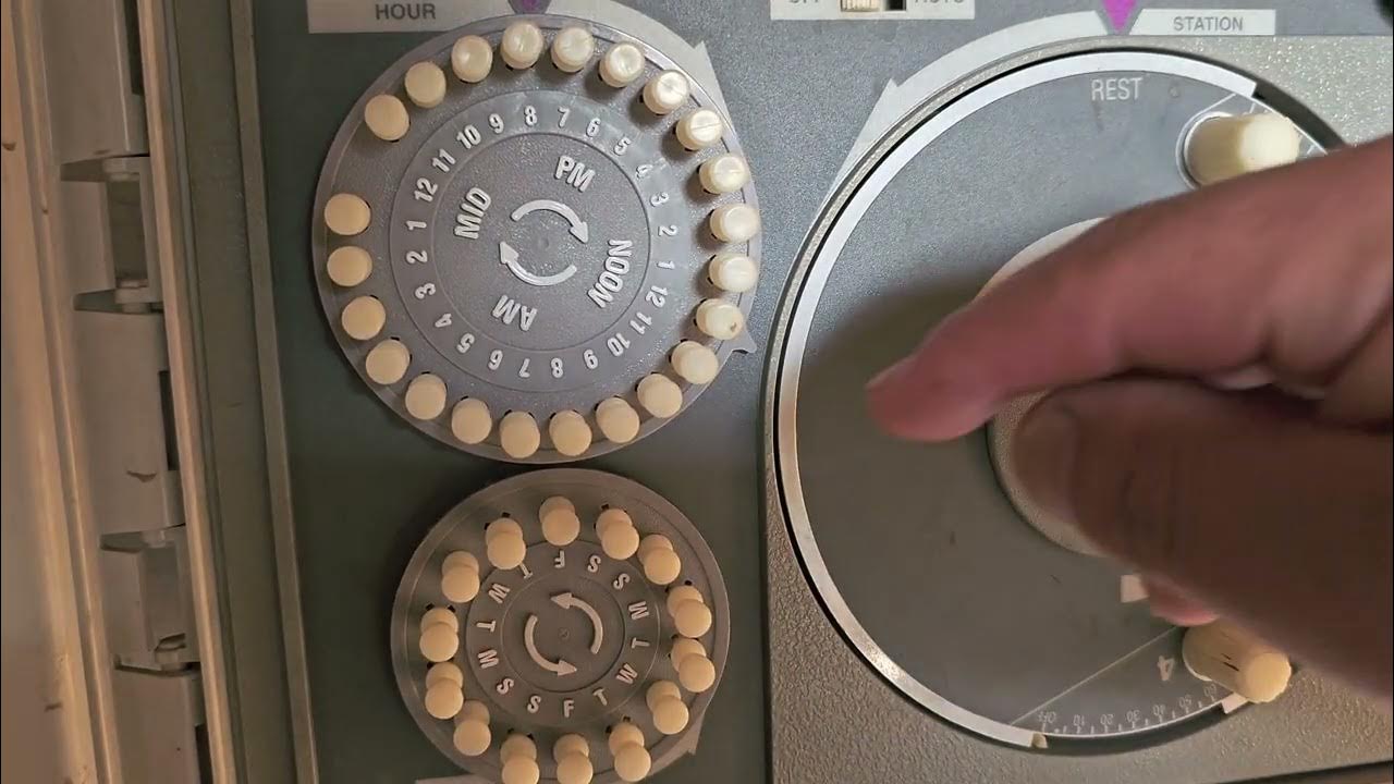 Como Prender un Reloj Rain Bird ( RC 4Bi) - YouTube