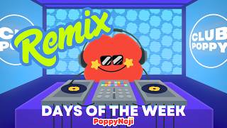 Learn The Days of the Week 📅 | Baby Rave + Kids Dance Party | PoppyNoji