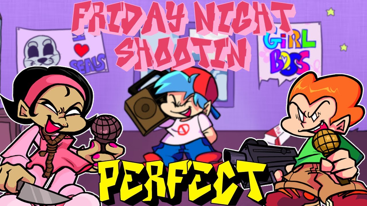 Friday Night Funkin - Perfect Combo - Friday Night Shootin Mod HARD