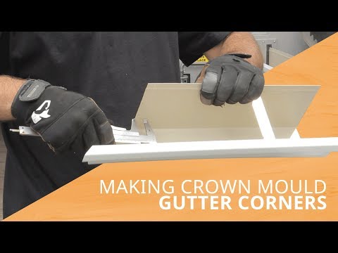 How To Make Inside And Outside Corners On A Nasser Crown Mould Gutter