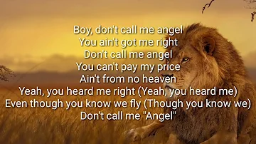 Ariana Grande, Miley Cyrus, Lana Del Rey "Don't Call me Angel" Lyrics