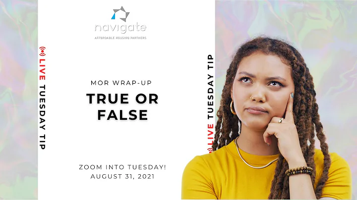 August 2021 LIVE Tuesday Tip