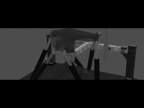Virtual testing project - pre-visualization of the mechanical test (Blender)