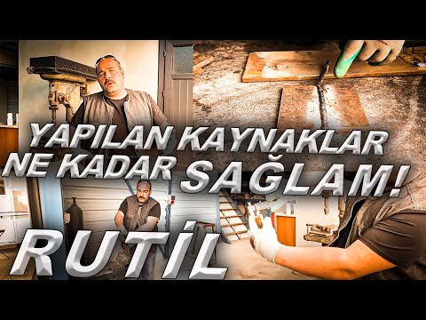 WELDING THICK MATERIAL WITHA RUTILE ELECTRODE. / RUTİL ELEKTROT İLE KALIN MALZEME KAYNATMA İŞLEMİ