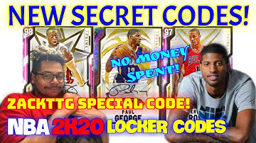 NEW HIDDEN 2K LOCKER CODES PAUL GEORGE ZACKTTG Special NBA 2K20 Locker Codes