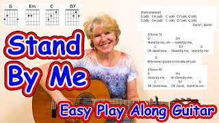 Stand By Me (Easy Guitar Play Along with G Em C D7)