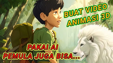 Membuat Video ANIMASI 3D dengan AI ChatGPT dan APP RUNWAYML || Tutorial animasi