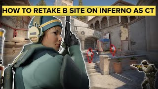 How To Retake B Site On Inferno As Ct - Lesson By Cs2 Coach Hecklerr