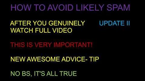 How to avoid your comment being marked as likely spam after you watch full video on another channel