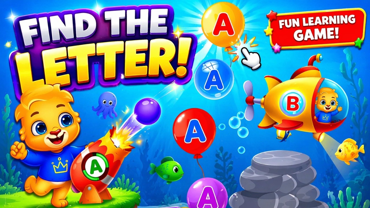 👉 ABC Learning Game 🎮 | Learn A B C with Fun 😍 | Kids Educational Video ...