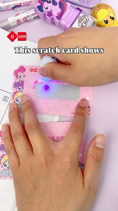 DIY scratch cards? #iigen #shorts #stationery #viral