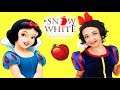 Kids Makeup Snow White Super Elsa Became a Princess- Disney Real Princess Dresses & Magic Transform