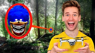 Thumbnail for Encontramos o SONIC SHIN com o drone na FLORESTA AMALDIÇOADA!! - The Sonic Tapes
