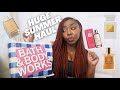 HUGE BATH & BODY WORKS SEMI-ANNUAL SALE HAUL PT.3  + TOP SUMMER PERFUME & BODY OILS! SOFT GLOWY SKIN