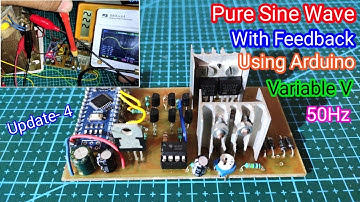Sine Wave Inverter | Using Arduino | With Feedback