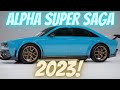 Voiture lectrique concept alpha super saga 2023