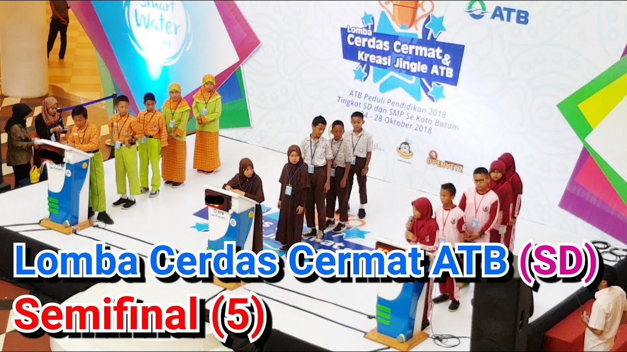 Lomba Cerdas Cermat SD Semifinal 2018 - Mega Mall 2018 - YouTube