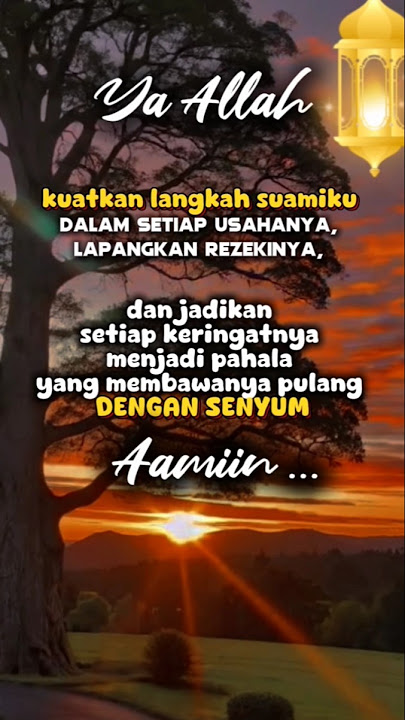 Doa untuk Suami yang Sedang Bekerja – Rezeki Lancar, Hati Tenang